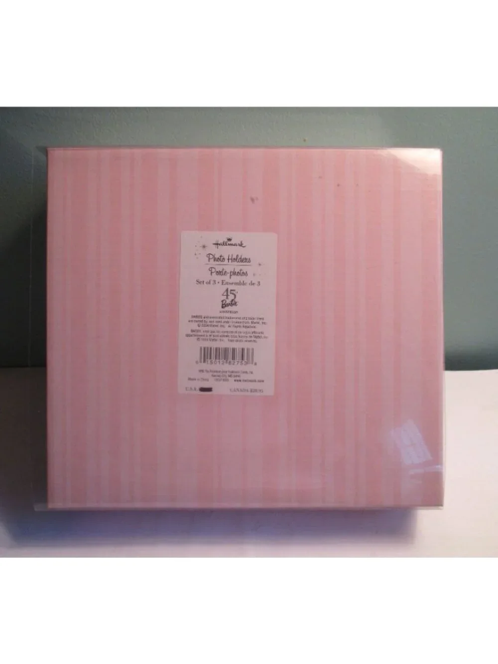 *'Barbie' Hallmark Photo Holders - NIB - Set Of 3 - Black Red Pink Dress Design